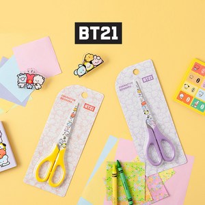 BT21가위 사무용가위 캐릭터가위, 1개(랜덤)