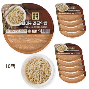 빼빼곤약 100g당 56kcal 현미귀리곤약밥 140g x 10팩, 10개