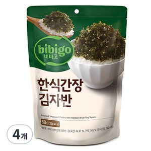 비비고 한식간장 김자반, 50g, 4개