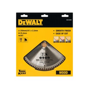 [디월트] DWA10280W / 목재용 원형톱날 10인치 80날 (DWA30015 후속), 1개, 본품(배터리없음)