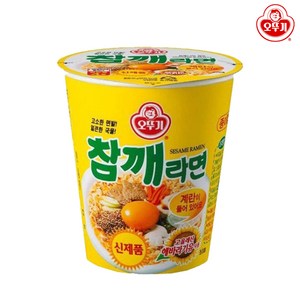 오뚜기 참깨라면 컵 65g, 18개