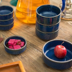 마리 코발트블루 일자 종지(사이즈선택), 마리코발트블루일자종지 1호, 마리코발트블루일자종지(1호), 1개