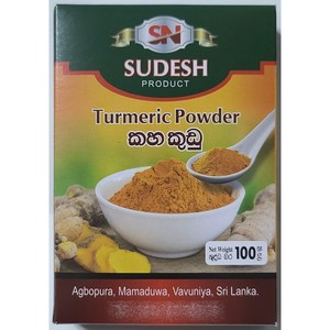 TURMERIC POWDER(강황가루)HOLDI스리랑카SRI LANKA 100G/1PACK, 1개, 100g