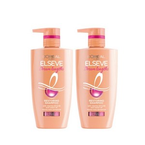 로레알파리 엘세브 드림랭스 샴푸 플로럴 프루티향, 410ml, 2개
