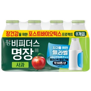 동원 소와나무 요구르트 비피더스 명장 사과, 32개, 125ml