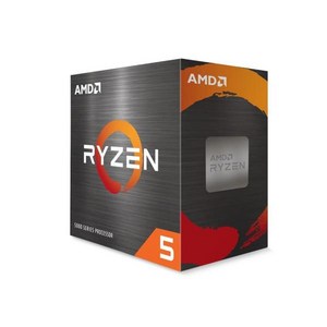 AMD 라이젠 5 5600X 6코어 12스레드 언락 데스크탑 프로세서 레이스 스텔스 쿨러 포함, 1) 프로세서