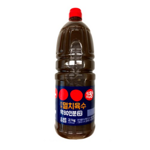 식자재왕 진한 멸치육수, 2.1kg, 2개