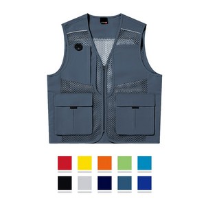고급망사조끼 배달조끼 낚시 작업용 등산복(남녀공용) LDJ5001, B타입, XL, B타입 그레이