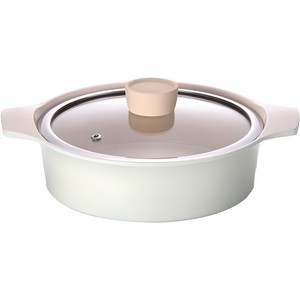 쿠킨 인덕션 세라믹 전골냄비, 20cm, 레몬민트, 1개