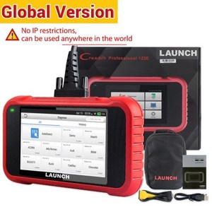 LAUNCH 자동차 진단 도구 X431 CRP123E OBD2 스캐너 OBD OBDII 엔진 ABS 에어백 SRS 변속기 PK CRP123X CRP123, Golobal Vesion