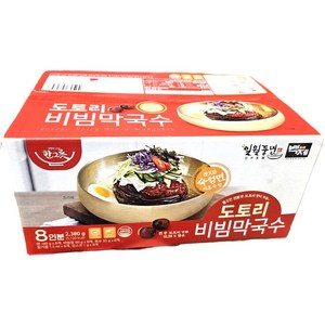 일월풍면 백제 도토리 비빔막국수 297.5g x 8개입, 8개