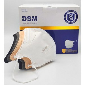 [DSM] KF94 새부리_대형 황사방역마스크 50매/PACK, 화이트, 1통, 50개입