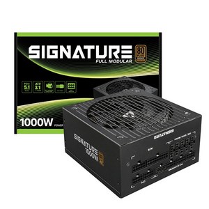 AONE 시그니처 1000W 80PLUS BRONZE 풀모듈러 PCIE 5.1 ATX 3.1, 1EA