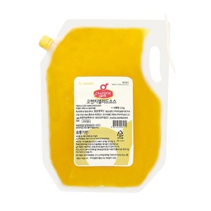 대상 쉐프원 오렌지 샐러드소스, 2kg, 1개, 쉐프원 오렌지샐러드소스 2kg