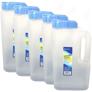 보성 물병2.5L (사각손잡이 1호) x(5개) 손잡이물통, 2.5L, 1개