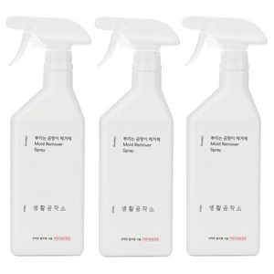 생활공작소 뿌리는 곰팡이 제거제, 750ml, 3개