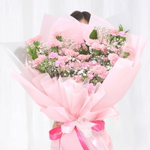 99플라워 (당일수령) NEW 대형 핑크 카네이션 다발 [ST-C641] 전국꽃배달서비스 어버이날 꽃 생화 꽃배달 스승의날 부모님 선생님 당일배송, 1개