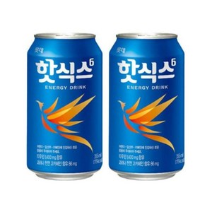 핫식스 롯데칠성음료 에너지음료, 355ml, 48개