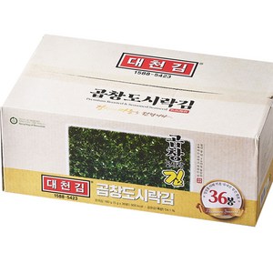 대천 곱창도시락김5g X 36봉, 5g, 36개