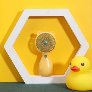 날개없는 휴대용선풍기 저소음 미니선풍기XFS005, 옐로우006- Yellow