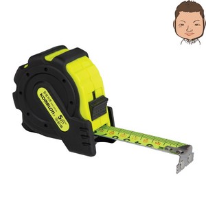 코메론 형광자켓 줄자 5m x 25mm