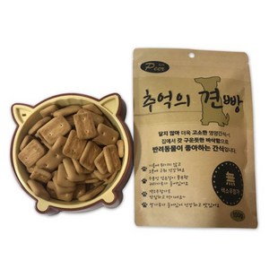 3개월 이상 강아지 애견 간식 과자 건빵 쿠키, 6팩, 100g