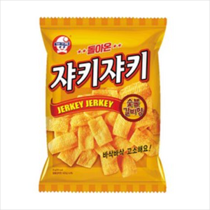 빙그레 쟈키쟈키 숯뷸갈비향 70g x 16봉 1박스, 16개