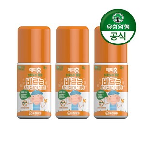 해피홈 아웃도어 롤온 바르는 모기 진드기 기피제, 50g, 3개