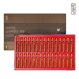 바름가 프리미엄 산삼배앵근 앰플 20ml x 30병, 30개