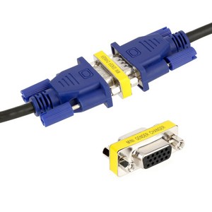 NEXT-1655VGA-FF RGB VGA 15핀 케이블 연장 젠더 암암, 1개