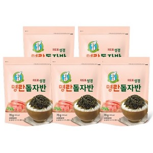 [성경김본사] 명란돌자반70g 총 5봉, 70g, 5개