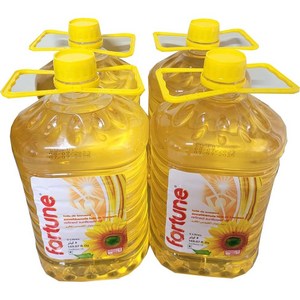 Fortune 해바라기씨유(Sunflower oil) 1Set (5L X 4EA), 5L, 4개