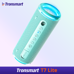 Tronsmart T7 Lite 휴대용 출력24W LED 캠핑 블루투스 스피커, 민트