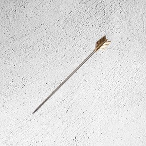 SGS 미니애로우 칵테일픽 골드 115mm, 1개