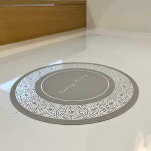 머스트킵 실리콘 인덕션 보호 매트, 라이트 그레이, 2개