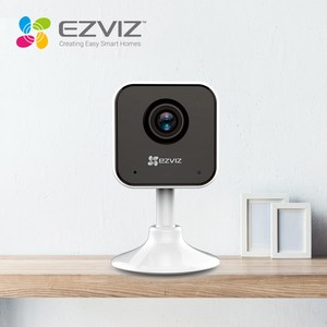 이지비즈 H1c 고화질 Ai 스마트 홈카메라 무선WiFi IP 홈캠 CCTV 음성지원 원격모니터링 모션감지 방범, 1개