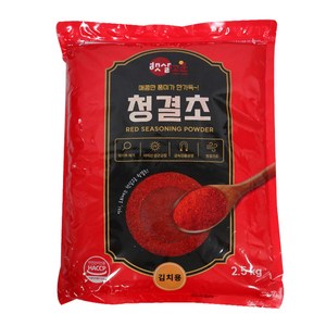 청양식품 햇살고운 청결초 김치용고추가루2.5kg 2개, 2.5kg