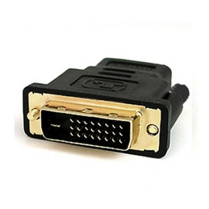 케이블메이트 HDMI(F) to DVI 듀얼(M) 변환젠더 [블랙] [CA312], 단일 모델명/품번, 1개