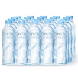 동원 샘물 무라벨, 500ml, 20개