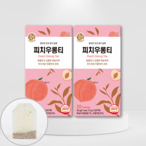 송원 우리차 피치우롱티, 1.5g, 20개입, 2개