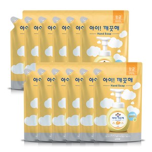 아이깨끗해 핸드워시 파우더향 리필, 450ml, 8개