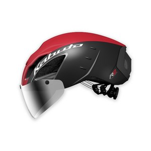 [AERO-R2] 에어로 알투 OGK KABUTO 카부토 에어로 자전거 헬멧(AR-5 실버미러), 매트 블랙 레드 SM, 1개, 05 매트 블랙 레드