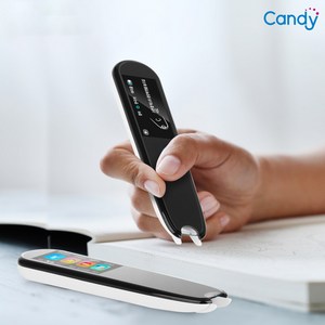 [본사/당일출고]다국어 스마트 펜 스캐너 CANDY K2 PLUS 화이트 AI 어학 학습기 스캔 번역 음성 번역 통역 학습 도우미 어학 연수 여행 펜 번역기