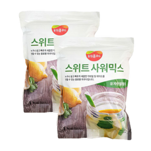 동원 스위트사워믹스1kg 10개 1박스 유자분말함유 에이드 음료용파우더, 1kg