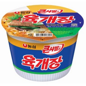 농심 육개장 큰사발 110 g, 7개