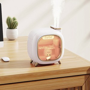 무선 듀얼 미니 가습기 UNH500D, 화이트