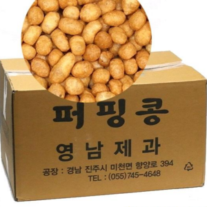 영남제과 퍼핑콩 4kg, 1개