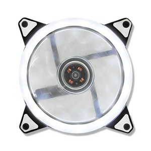 컴퓨터 120MM 화이트 15 LED PC 쿨러 저소음 냉각 팬, 컴퓨터 120MM 화이트 15 LED PC 쿨러 저소