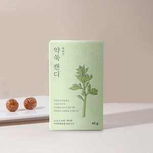 바라기 약쑥캔디 단상자 45g, 1박스