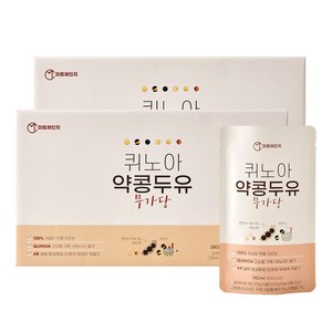 미트체인지 / 1+1 국내산 검은콩 퀴노아 무가당 약콩두유, 1+1: 2box, 190ml